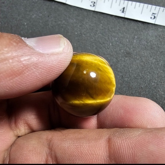 Large Tiger's Eye Sphere Ball Orb Marble 25mm - Picture 3 of 7